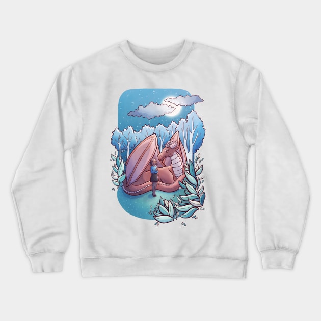 Dragon Whispers Crewneck Sweatshirt by Melissa Jan